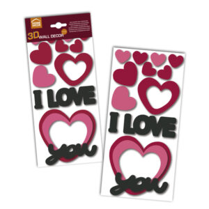 Sticker 3D I love you Home Decor Line