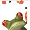 Sticker frog
