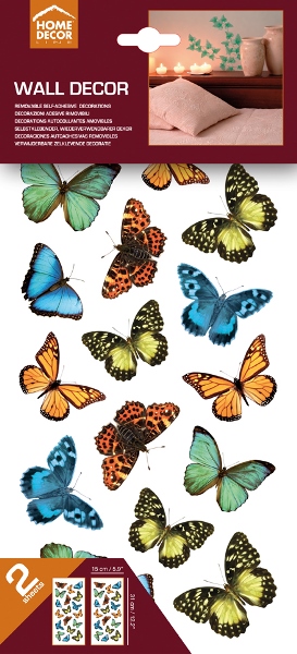 Wall sticker colourful butterflies Home Decor Line