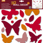 Decorazione murale 3D Farfalle Home Decor Line