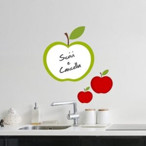LAVAGNA ADESIVA DECORATIVA CREARREDA "APPLE" 47x67 cm