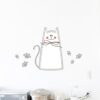 LAVAGNA ADESIVA DECORATIVA CREARREDA "CAT" 47x67 cm