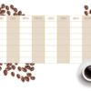 LAVAGNA ADESIVA DECORATIVA CREARREDA "COFFEE" 47x67 cm - immagine 2