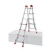 SCALA TELESCOPICA GIERRE PEPPINA 4+4 GRADINI - immagine 2